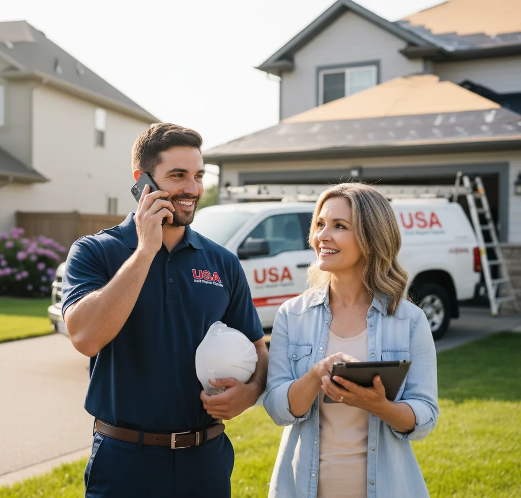USA Roof Repair Experts customer support in Morris